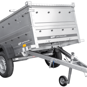 Remorque légère 200x106 UNITRAILER GARDEN 200 KIPP avec côtés BIS et bâche en aluminium