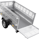 Remorque légère 200x106 UNITRAILER GARDEN 200 KIPP avec côtés en filet