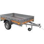 Remorque bâchée basculante 125 X 205 X H110 – Ridelles en acier galvanisé 30 cm – Caisse basculante pour déchargement facile – Essieu 750 kg – Tema