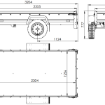 Unitrailer GARDEN TRAILER 230 KIPP (NEW) remorque voiture avec roue jockey et côtés grillagés