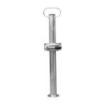 Béquille, support fixe avec collier UNITRAILER 150 kg, 48 mm, 600 mm