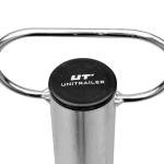 Béquille, support fixe UNITRAILER pour remorque plateau 150 kg,48 mm, 600 mm