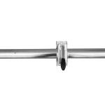 Béquille, support fixe avec collier UNITRAILER 150 kg, 48 mm, 600 mm