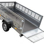 Unitrailer GARDEN TRAILER 230 KIPP (NEW) remorque voiture avec roue jockey et côtés grillagés