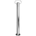 Béquille, support fixe avec collier UNITRAILER 150 kg, 48 mm, 600 mm